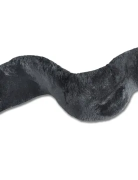 Lammfell Gurtschoner, schwarz, 80cm - Waldhausen - FashionsVida