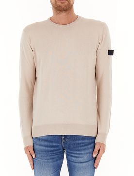 Maglione misto cotone BEIGE XL