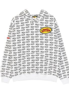 Felpa Leggera Cappuccio Uomo B&b Ignorant Hoodie White
