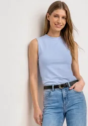 Street One Basic Top female Blau