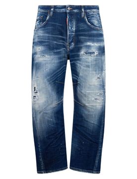Dsquared2 jeans vissuto uomo blu