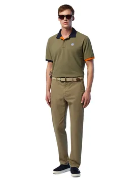 Logo 692440 Short Sleeve Polo Refurbished Deep Green M Men - North Sails - FashionsVida