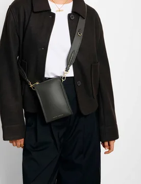 Personalised Faux Leather Cross Body Bag Grey female - Katie Loxton - FashionsVida