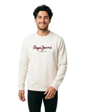 Sweat-shirt Macbeth Plain Ivory White XL - Pepe jeans - FashionsVida