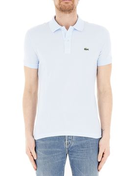 Polo in cotone AZZURRO CHIARO 6