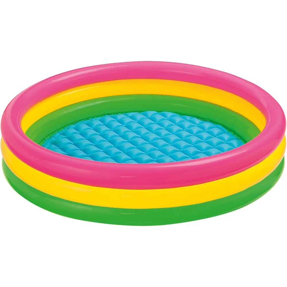 Piscina hinchable 3 aros sunset pequeña - Intex - FashionsVida