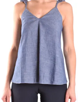 Dondup Damen Tank-Tops Blau 488850