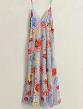 Vestido de tirantes de flores - Gant - FashionsVida