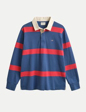 Langarmshirt mit Streifen Blau M