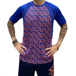 T-shirt à Manches Courtes Pro Training Graphic Deep Surf / Vermillion Orange L Homme