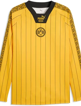 T-shirt à Manches Longues Bvb Borussia Dortmund King Yellow Sizzle / Black S - Puma - FashionsVida