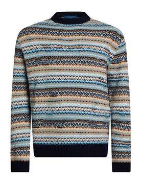 Pullover Herren Nachtblau L Herren