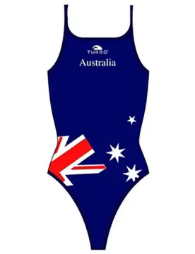 Maillot De Bain à Fines Bretelles Australia Flag