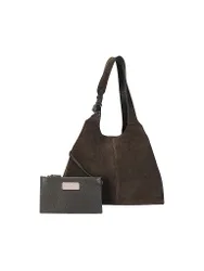 Sac en cuir - Shopper C-EASY vert foncé