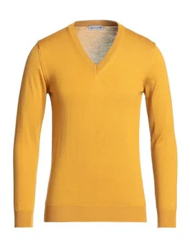 Pullover Herren Senf 46,48,50,52,54 Herren - DANIELE ALESSANDRINI HOMME - FashionsVida