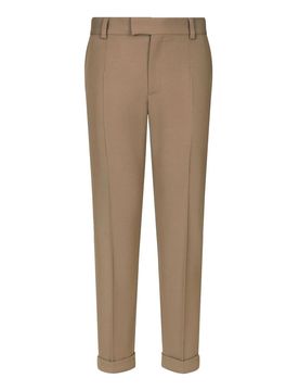 Pantaloni affusolati con pieghe