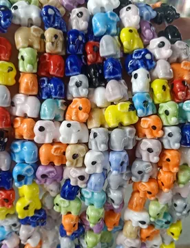 Pcs 14mm Elephant Shape Ceramic Beads Fashion Cute Animal Loose Spacer Ceramics Bead For Jewelry Making Bracelet DIY - Aliexpress - FashionsVida