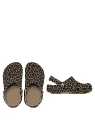 Kids' Classic Animal Print Clogs (11 Small-5 Large) Brown Mix Female