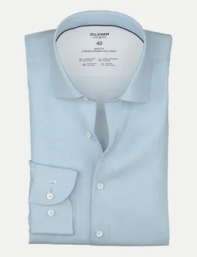 Olymp Body-Fit Hemd Level 5 Blau 38 - Olymp - FashionsVida