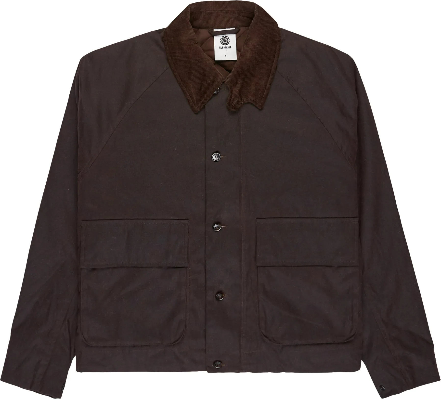 Veste légère de mi-saison - Orchard Waxed Jacket W Java en Coton - Taille M - Marron - Element - FashionsVida