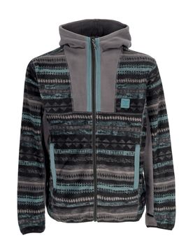 Giubbotto Pile Uomo Scopian Zip Hoodie Anthracite