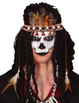 Voodoo Stirnband für Erwachsene Halloween - FIESTAS GUIRCA, S.L. - FashionsVida