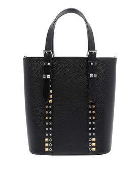 Borsa tote Rockstud nera