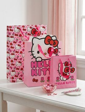 Borsa regalo Hello Kitty - rosa