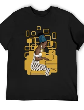 Nina Simone at the piano T-Shirt anime figures man t shirt korean fashion men workout shirt - Aliexpress - FashionsVida