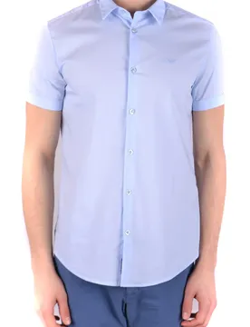 Herren Hemd Azurblau 489362