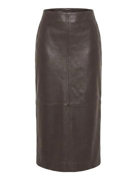 Alberta Ferretti Gonna in pelle