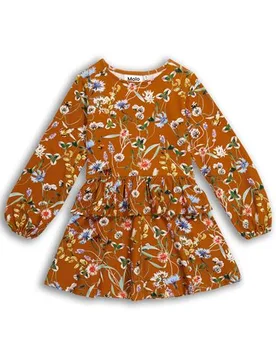 Vestido para niña Chica Marrón 11,13 Chica - Molo - FashionsVida
