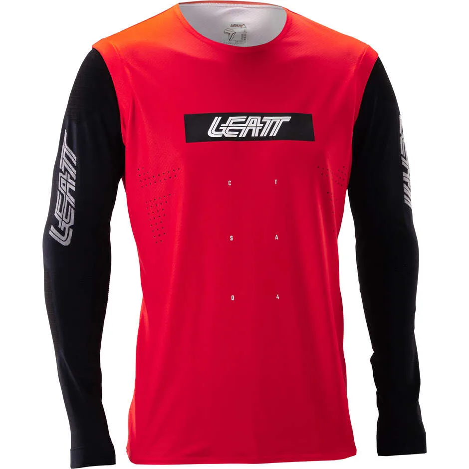 Maglia Tecnica Mtb Manica Lunga Gravity 8.0 Rosso taglia XL - Leatt - FashionsVida