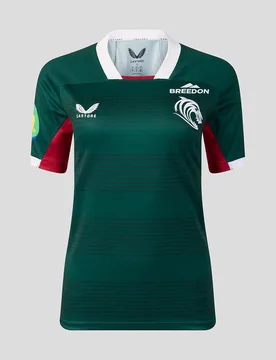 Leicester Tigers Women's 2026/27 Home Replica Shirt BOTANICAL GARDEN 22 female - Castore - FashionsVida