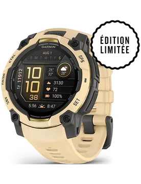 Montre GPS - Instinct 3 45mm AMOLED Citrine/Gray - Beige - Garmin - FashionsVida