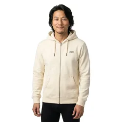 Felpa Con Zip Essential Logo Dusty White XL