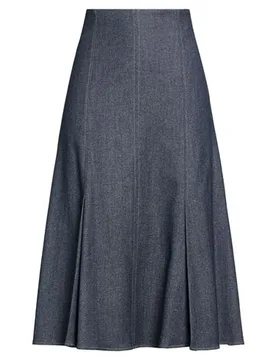 Midi-Rock Damen Blau 32,34,36,38 Damen - Agnona - FashionsVida