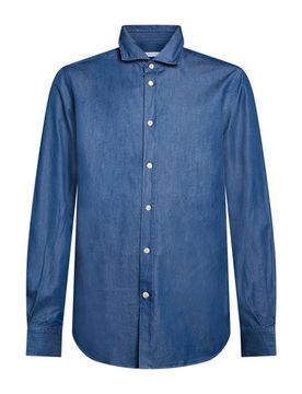 Jeanshemd Herren Blau 39,40,41,42,43,44 Herren