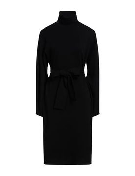 Vestido midi Mujer Negro L Mujer