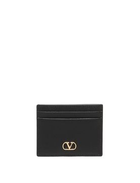 Portacarte in pelle con firma Vlogo