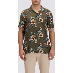 CAMISA MANGA CORTA PALMERAS