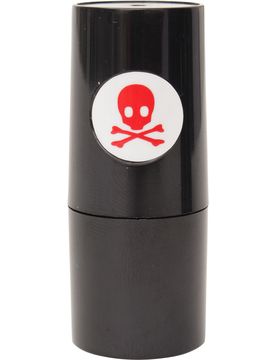 Golfball-Stempel Totenkopf pink