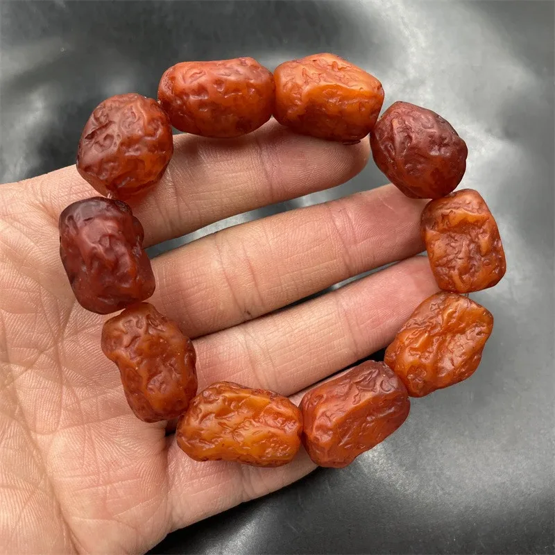 Old amber raw , irregular-shaped small stone bracelet - Aliexpress - FashionsVida