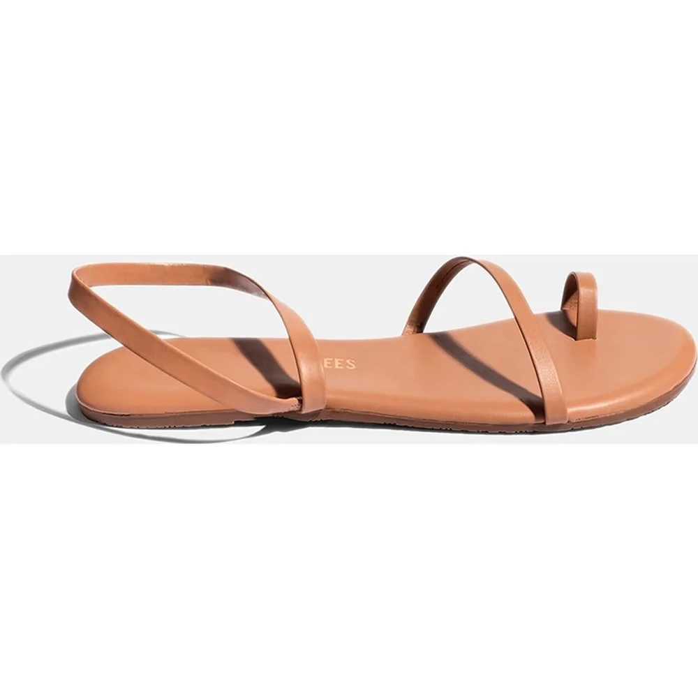 Sandalias de mujer en piel planas - Tkees - FashionsVida