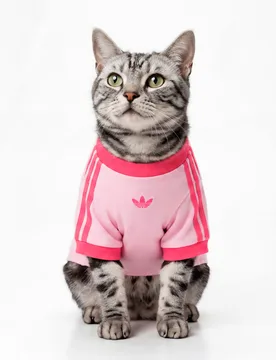T-SHIRT PER ANIMALI DOMESTICI CALI XS Clear Pink / Real Pink - Adidas - FashionsVida