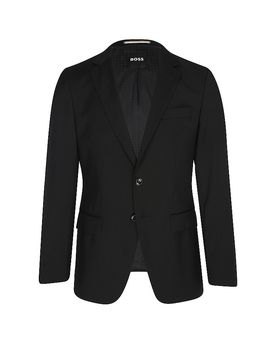 Sakko Slim Fit H-HUGE schwarz 50 herren