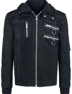 Gothic Winterjacke - Salute Jacket - M bis XL - für Männer - Größe M - schwarz - Männer - male