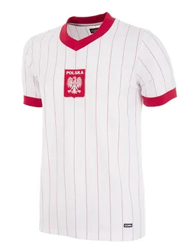 Trikot Pologne 1982 - Blanc - male - Size: L - Copa Football - FashionsVida