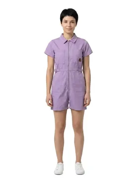 Combinaison à Manches Courtes Line Up Utility Lilac S