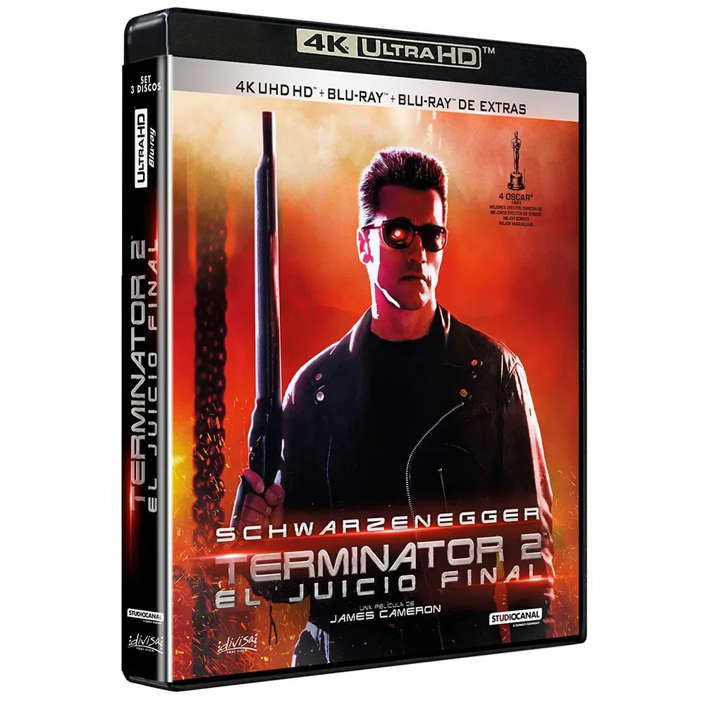 Blu-ray Terminator 2 El Juicio Final 4k Multicolor One Size unisex - Divisa - FashionsVida